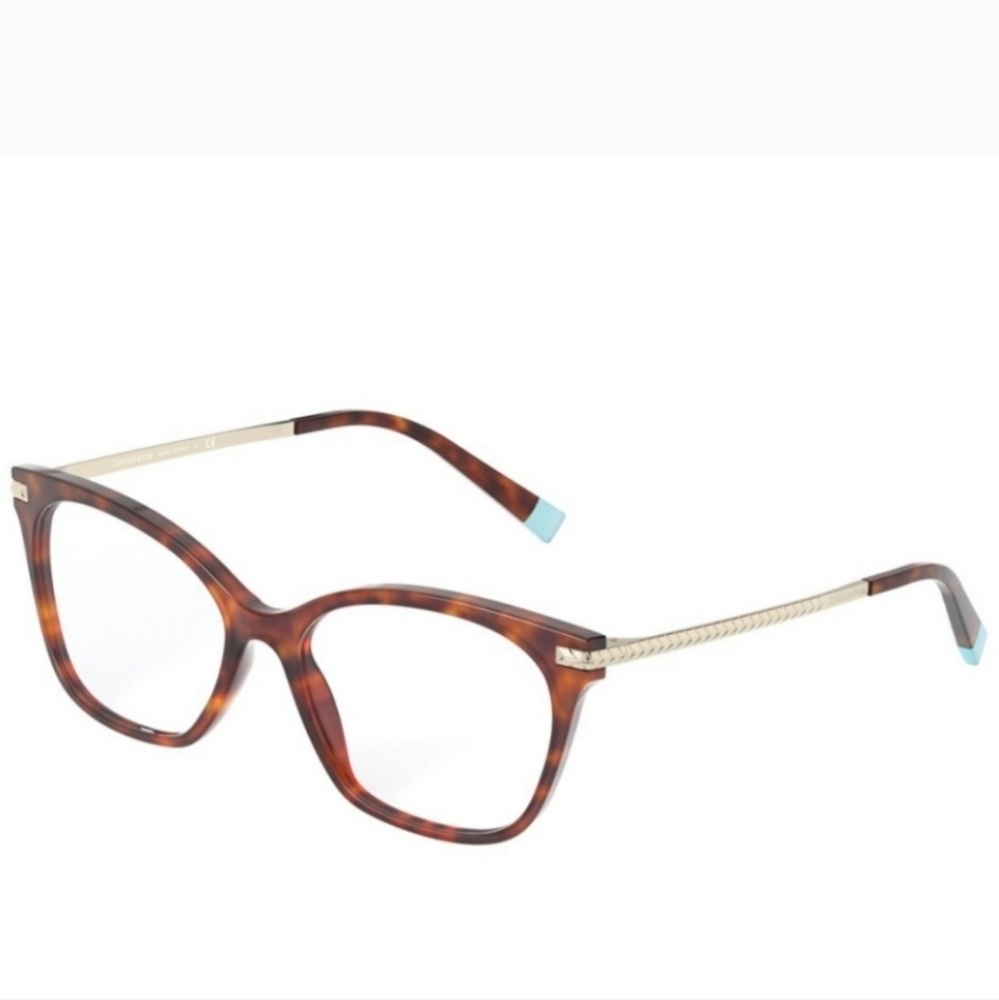 Tiffany & Co. TF2194 Havanah Eye Glass Frames Square Metal Luxury Designer #103